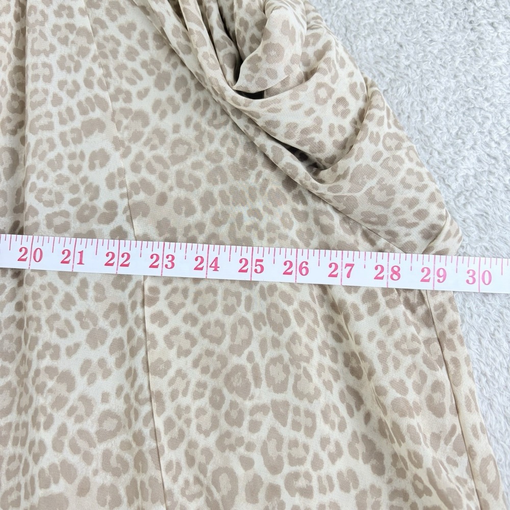 Torrid Leopard Maxi Dress 2X 18 20 Boho Quiet Luxury Blouson Sleeve Ruffle NWT - Picture 11 of 13